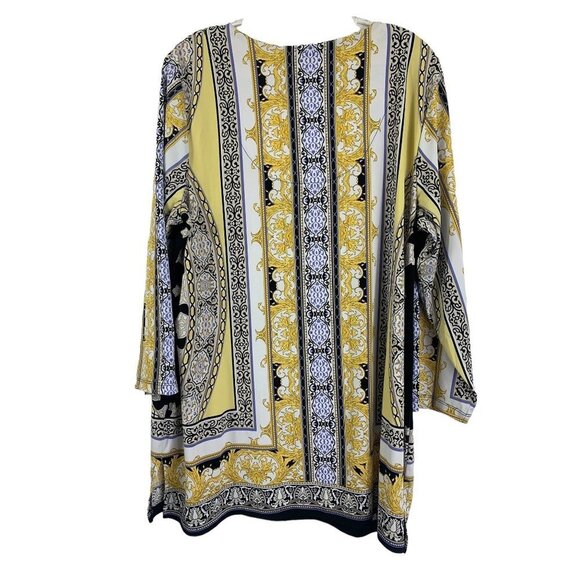 JM Collection Women's Gorgeous Printed Blouse - Picture 2 of 6